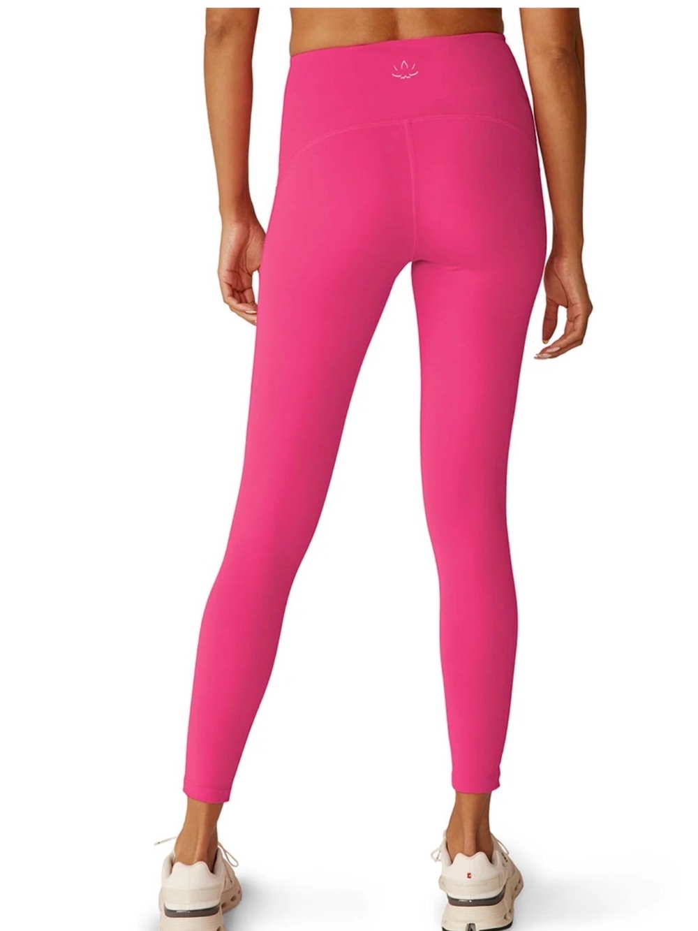Beyond Yoga PowerBeyond Strive High Waist Midi Leggings Pink Energy S